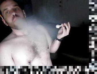 Perv Smoker Blowing Clouds PNP