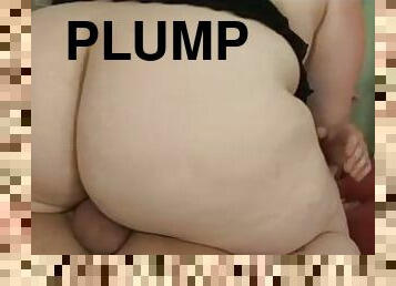 Fat Ass Plumper Angie Luv Rides a Stiff Meat Rod