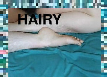 Hairy PAWG Feet BBW Foot Fetish Hairy Ankles No Shave All Natural Long Toes Amazon Big Woman Real