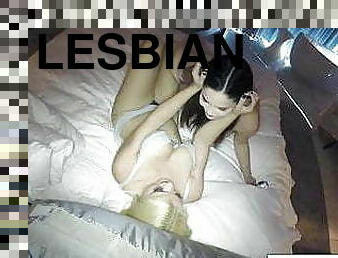 Nadia and Jenna film their own lesbian sex tape