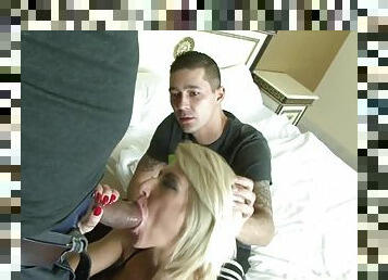 Do The Wife - Watching His Woman Serve a BBC With Her Mouth Compilation