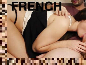 French Student With Fat Ass Gets Fucked Hard By A Big Dick