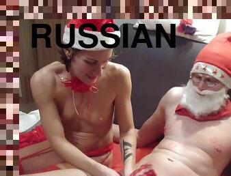 Santa Claus Fucks Young Russian Lady Frost