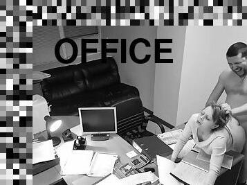 Seduction Of Office Secretary Caught On Hidden Security Cam