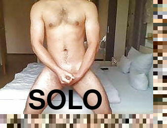 European boy solo jerking off