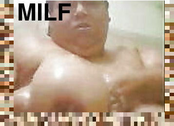 Latin Milf in shower
