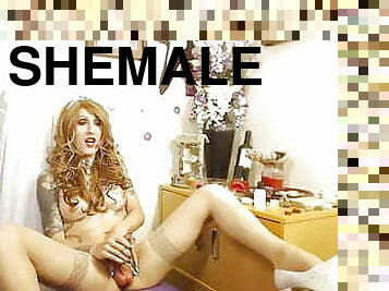 Brittany Shemale Hottie Cum On Panties WebCam By -SiNNE-
