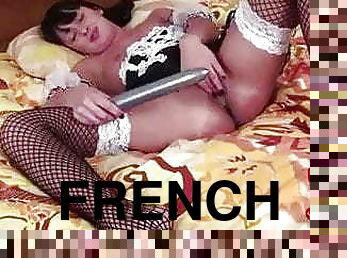 French Maid Dressed Daria Solo Time