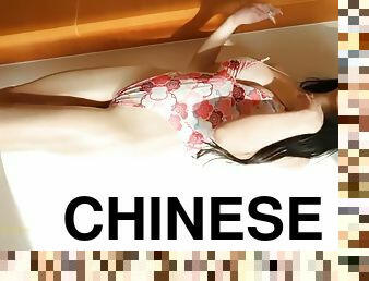 Chinese Shiny pantyhose