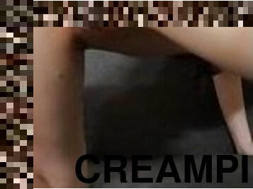 Anal creampied!