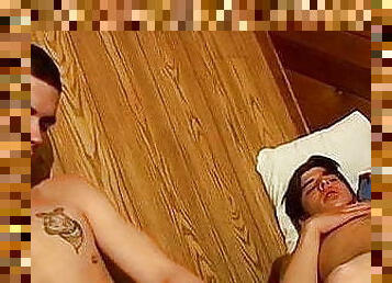 Tattooed Cain and Gabriel exchange hot blowjobs for facial