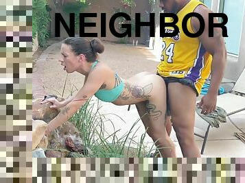 Fucking The Neighbors Wife In The Yard