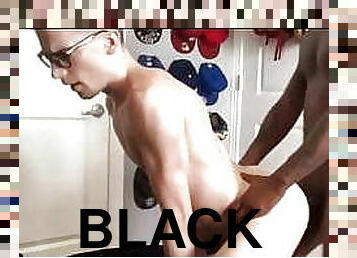 WHITE BOYS GETS POUNDED BAREBACK BY BLACK 