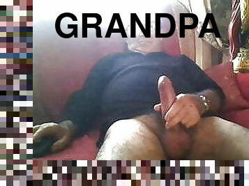 grandpa stroke on webcam