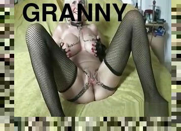 Iam Pierced granny pith pussy piercing and chain Super kinky