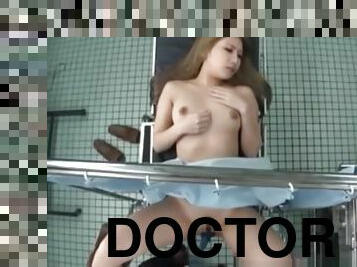 Oriental babes pussy played with by doctor
