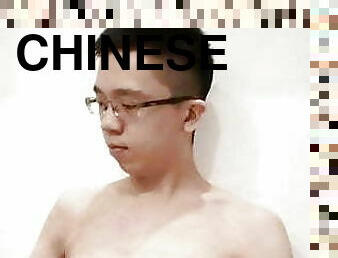 Chinese boy with underwear waistband