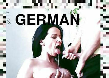 German Mother Surprises Stepson with a Blowjob on his Birthday