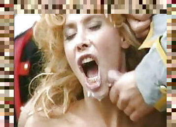 Milly D&#039;Abbraccio&#039;s famous cumshot and amazing Facial!Great!