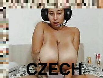 Czech native with huge tits