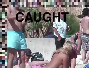 Caught and Voyeur Real Lesbian Teens at Beach on Ballerman 6