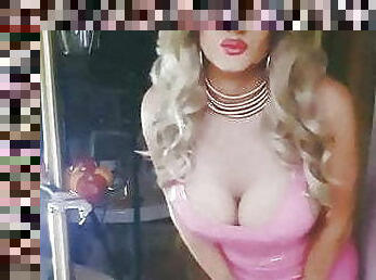 Big tits latex tranny