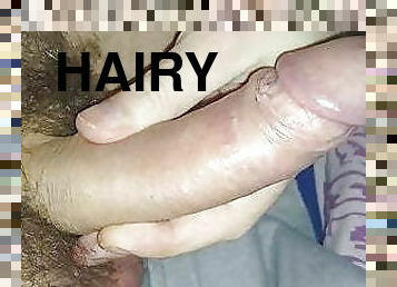 Jerkoff hairy cock