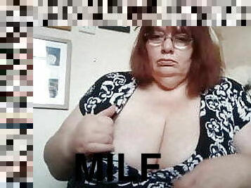 Homely BBW milf spreading, camwhore