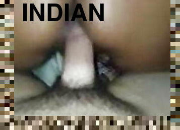 Indian girl riding my cock 