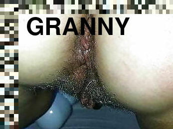 ulkotiloissa, amatööri, kypsä, isoäiti-granny, milf, arabi, lunttu, dildo, huora