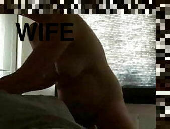 Wife, homemade fuck and cum 