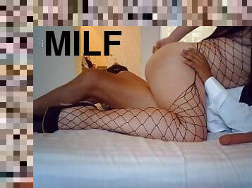 Milf Pawg Puta Latina Mexicana se graba cogiendo con el del room service para su esposo cornudo