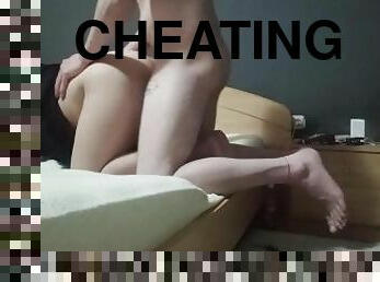 Cheating wife fuck doggy with stranger