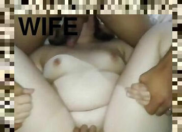 Hot Wife Shared In Surprise Threesome Blindfolded Part 6