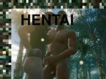 ????????? ????? ?????? ??????? ? ?????????? ???????? Frotting [3D Hentai]