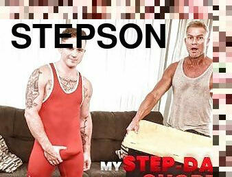 Sexy StepDILF Dicks Down Tatted StepBrat - Andrew Delta, Greg Dixxon - NextDoorTaboo