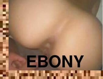 Sexy ass lightskin ebony backshots