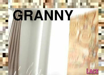 Granny gobbles black cock and gets banged