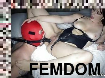 Extraordinary Femdom Sex with a hot Redhead