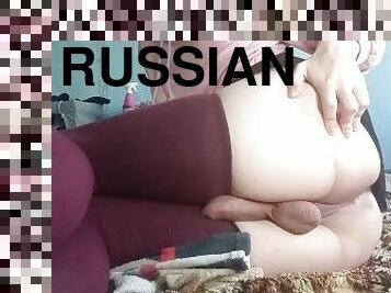 Russian tgirl cutie teasing you with her body