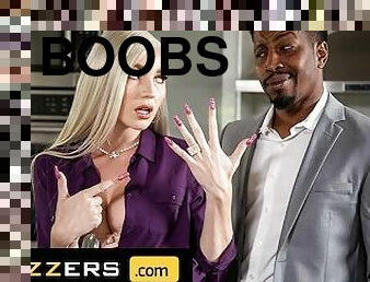 Brazzers - Kendra Sunderland Bounces On Her Co-worker's Isiah Maxwell BBC To Relieve Her Stress