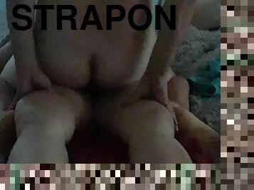 Hubby loves riding the strapon