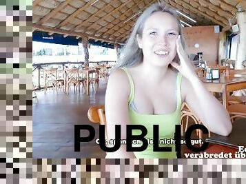URLAUBSFLIRT - Deutscher Tourist verführt spanische teen zum public Sex POV