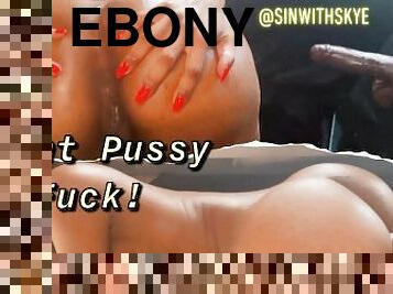 Petite Ebony with Tight Pussy Can’t take Dick