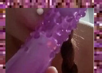 EXTREMELY HORNY TEEN RECORDS DILDO FUCK AND BLOWJOB FOR HER BOYFRIEND