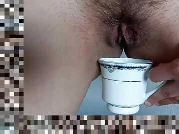 Pouring you a hot, steaming beverage. Let's have a tea party!