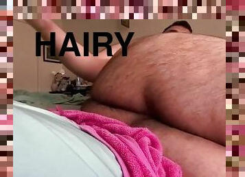 New Dildo in my Hairy Ass