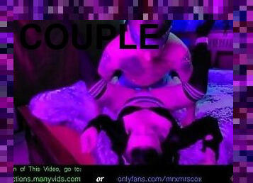 Real Couple Intimate Sexual Experience in Neon Glow Lights - Nicholas_Cox
