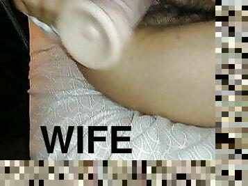 Wife with dildo