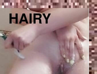 hairy pussy wants to shave